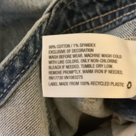 Cat & Jack Light Blue Denim Overalls - Picture 8 of 8